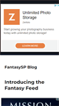 Mobile Screenshot of blog.fantasysp.com